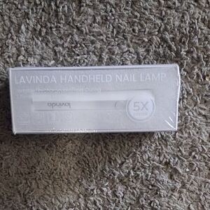 Lavinda NIB Portable Handheld  Rechargeable Nail Lamp - White